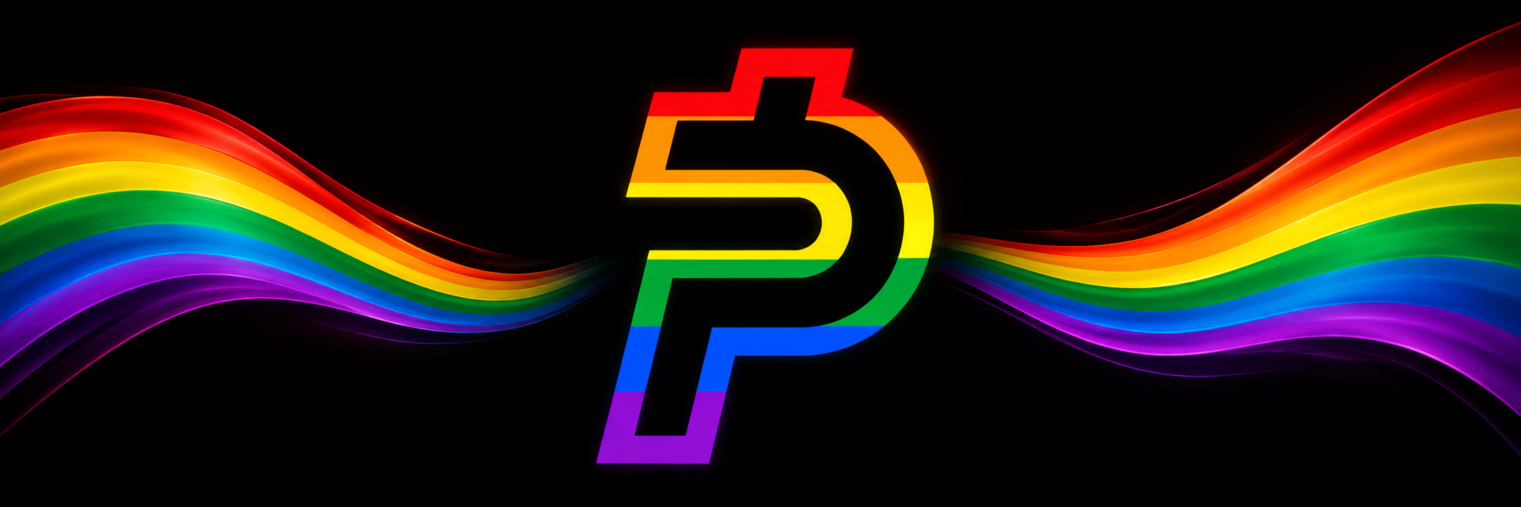 TRANSPAID rainbow banner